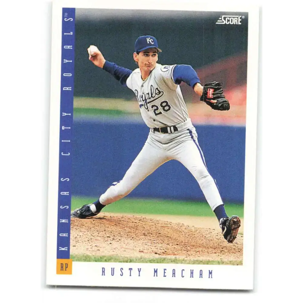 1993 Score #378 Rusty Meacham NM-MT Kansas City Royals Baseball Card - Baseball Card Single