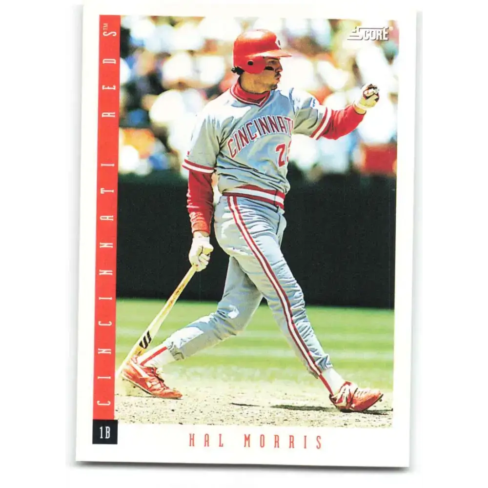 1993 Score #38 Hal Morris NM-MT Cincinnati Reds Baseball Card - Baseball Card Single