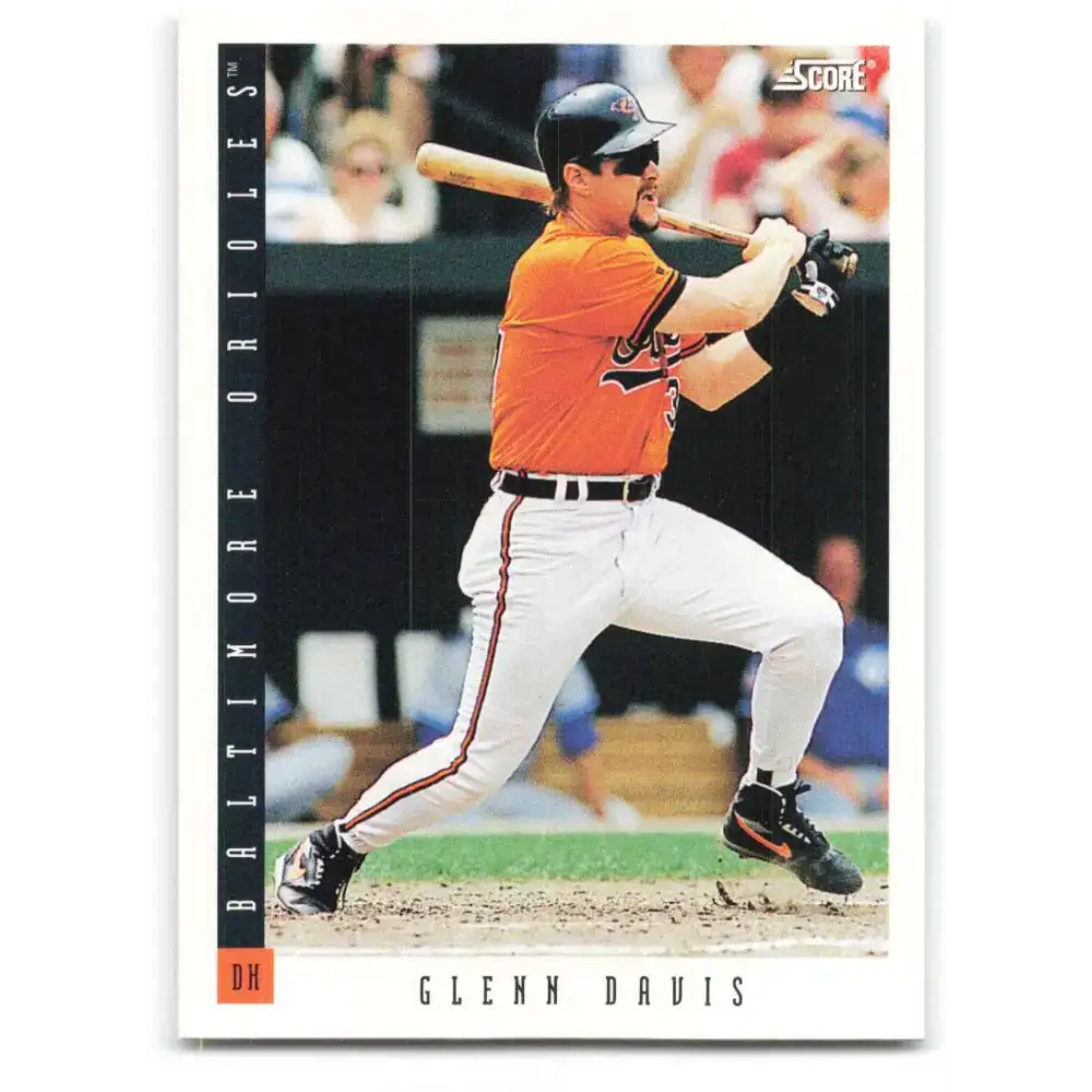 1993 Score #383 Glenn Davis NM-MT Baltimore Orioles Baseball Card - Baseball Card Single
