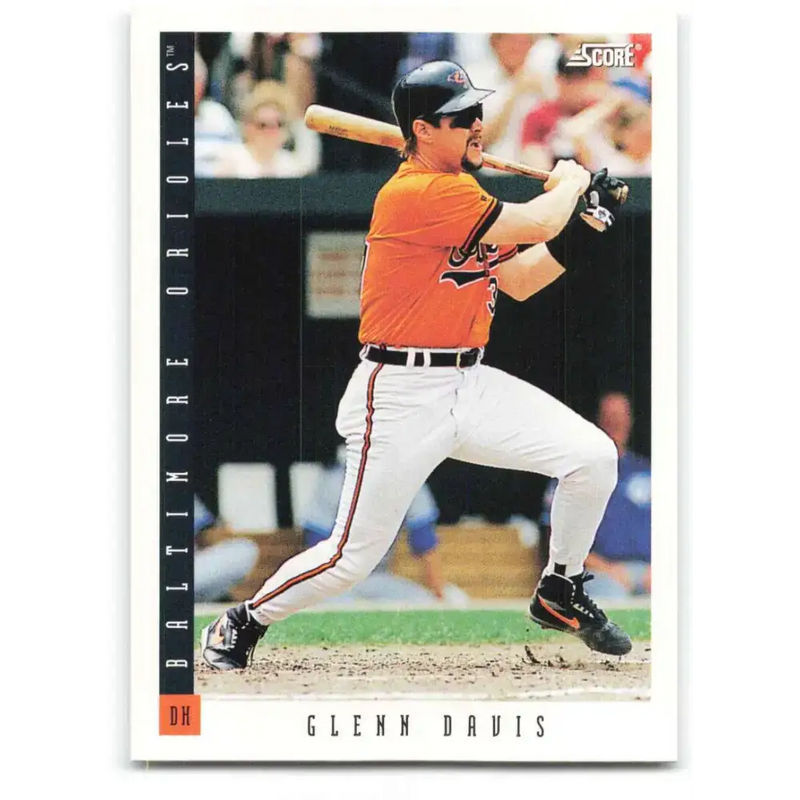 1993 Score #383 Glenn Davis NM-MT Baltimore Orioles Baseball Card - Baseball Card Single