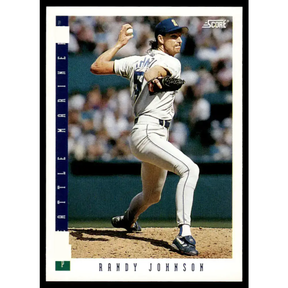 1993 Score #384 Randy Johnson NM-MT Seattle Mariners Baseball Card - Baseball Card Single