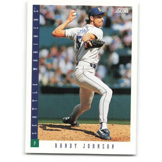 1993 Score #384 Randy Johnson NM-MT Seattle Mariners Baseball Card - Baseball Card Single