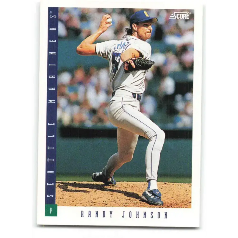 1993 Score #384 Randy Johnson NM-MT Seattle Mariners Baseball Card - Baseball Card Single