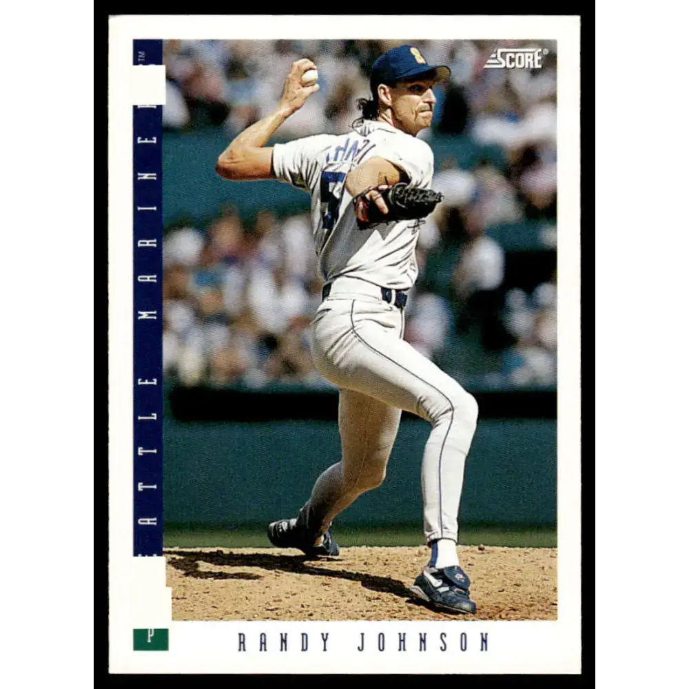 1993 Score #384 Randy Johnson NM-MT Seattle Mariners Baseball Card - Baseball Card Single