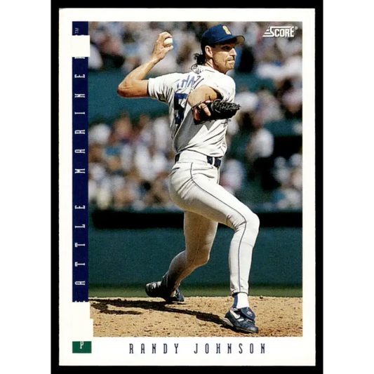 1993 Score #384 Randy Johnson NM-MT Seattle Mariners Baseball Card - Baseball Card Single