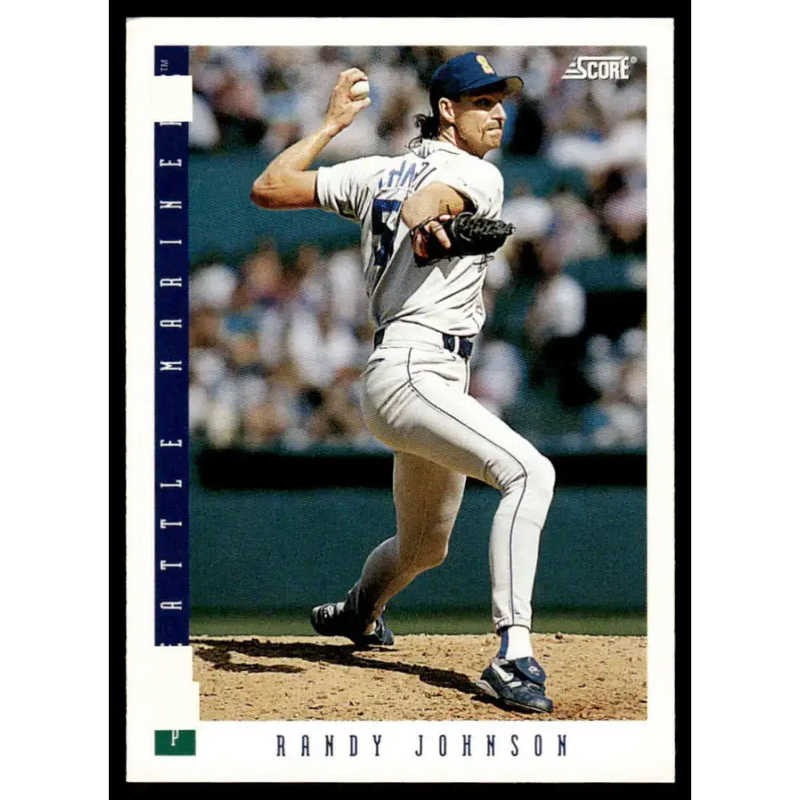 1993 Score #384 Randy Johnson NM-MT Seattle Mariners Baseball Card - Baseball Card Single