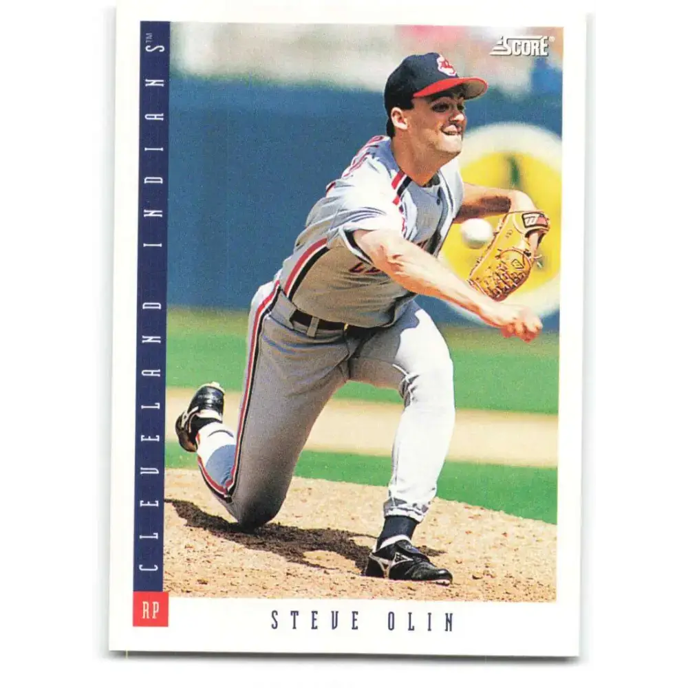 1993 Score #388 Steve Olin NM-MT Cleveland Indians Baseball Card - Baseball Card Single