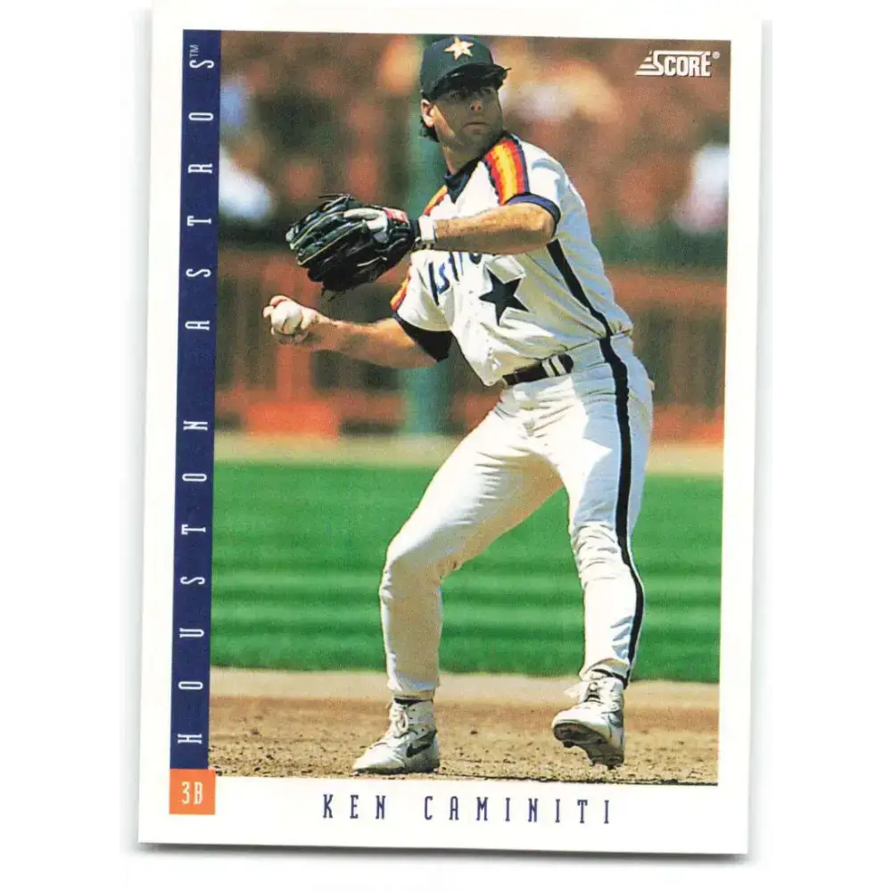 1993 Score #40 Ken Caminiti NM-MT Houston Astros Baseball Card - Baseball Card Single