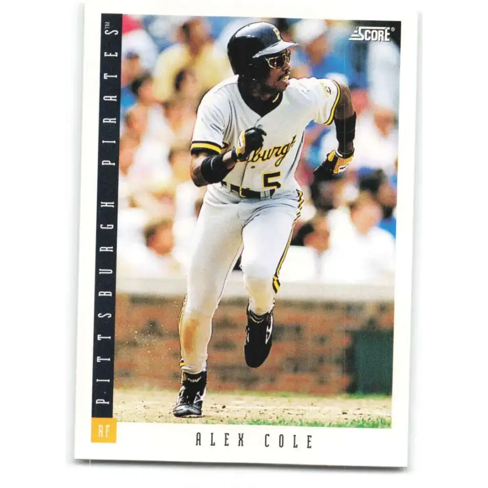 1993 Score #400 Alex Cole NM-MT Pittsburgh Pirates Baseball Card - Baseball Card Single