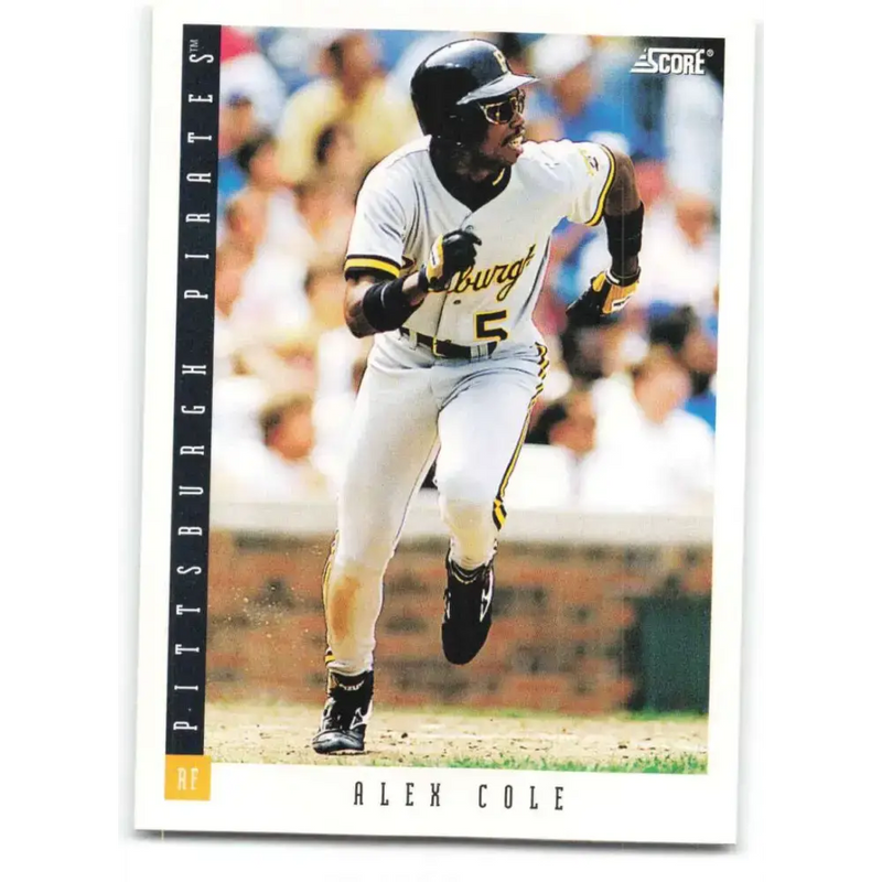 1993 Score #400 Alex Cole NM-MT Pittsburgh Pirates Baseball Card - Baseball Card Single