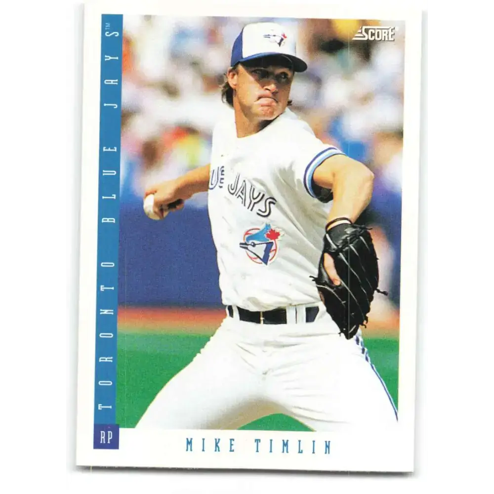 1993 Score #410 Mike Timlin NM-MT Toronto Blue Jays Baseball Card - Baseball Card Single