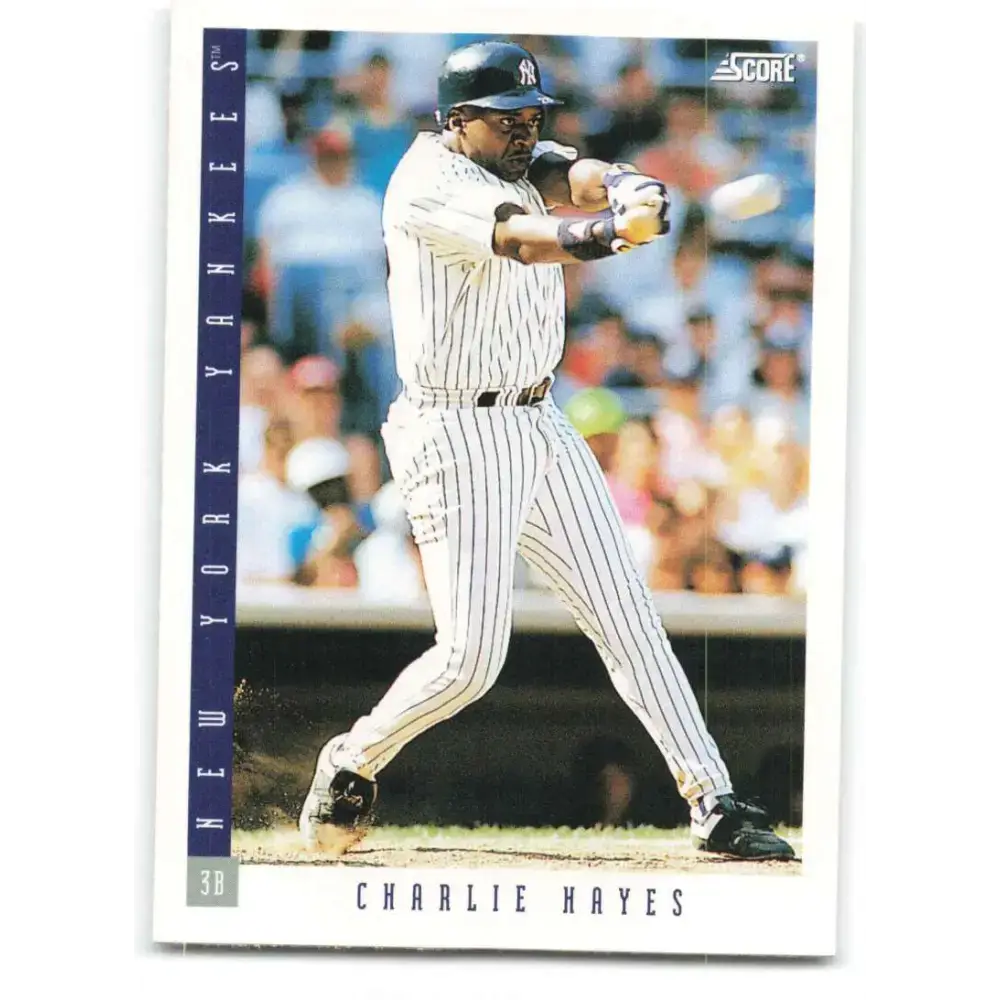 1993 Score #411 Charlie Hayes NM-MT New York Yankees Baseball Card - Baseball Card Single