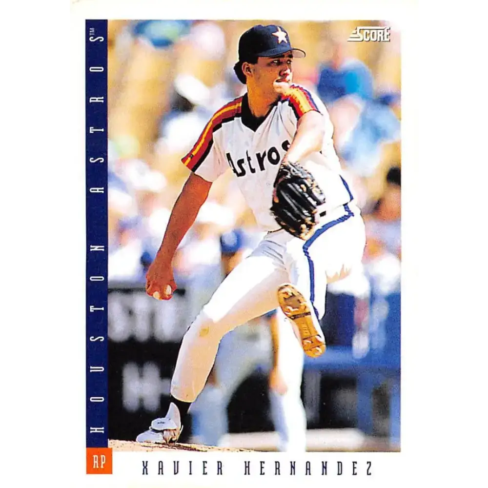 1993 Score #417 Xavier Hernandez NM-MT Houston Astros Baseball Card Image 1