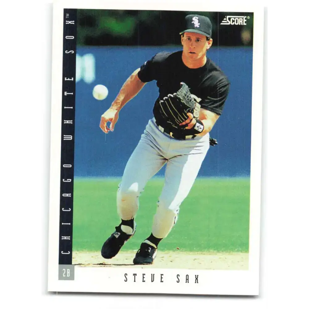 1993 Score #418 Steve Sax NM-MT Chicago White Sox Baseball Card - Baseball Card Single