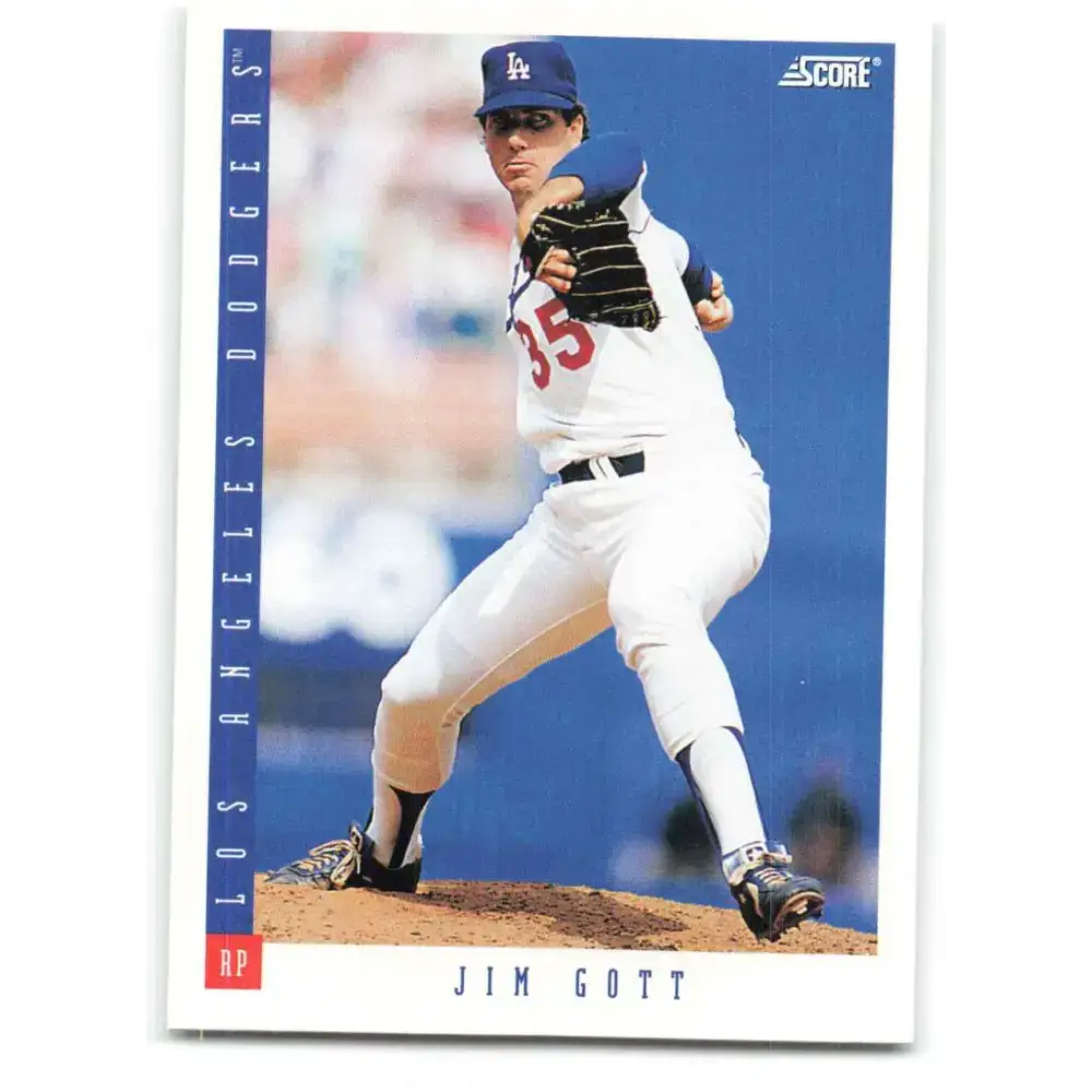 1993 Score #422 Jim Gott NM-MT Los Angeles Dodgers Baseball Card - Baseball Card Single