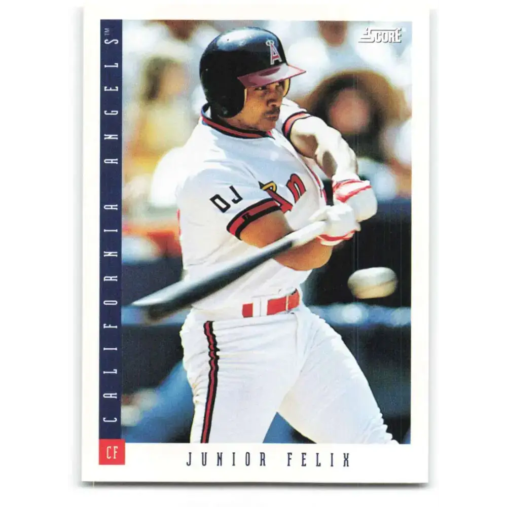 1993 Score #425 Junior Felix NM-MT California Angels Baseball Card - Baseball Card Single