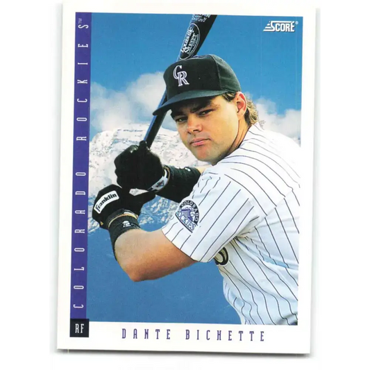 1993 Score #428 Dante Bichette NM-MT Colorado Rockies Baseball Card - Baseball Card Single