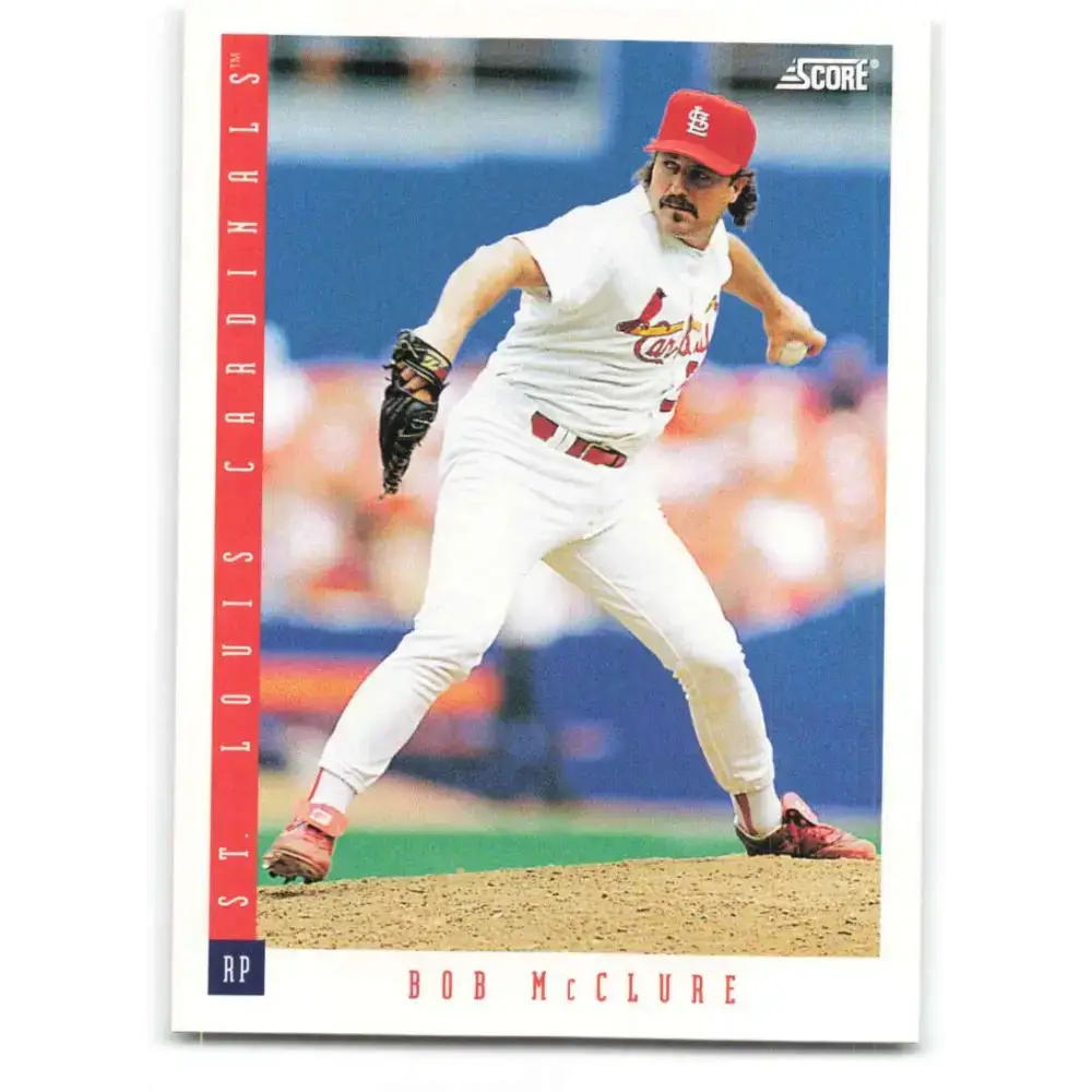 1993 Score #434 Bob McClure NM-MT St. Louis Cardinals Baseball Card - Baseball Card Single