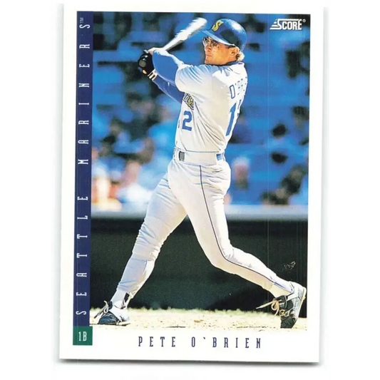 1993 Score #460 Pete O’Brien NM-MT Seattle Mariners Baseball Card - Baseball Card Single
