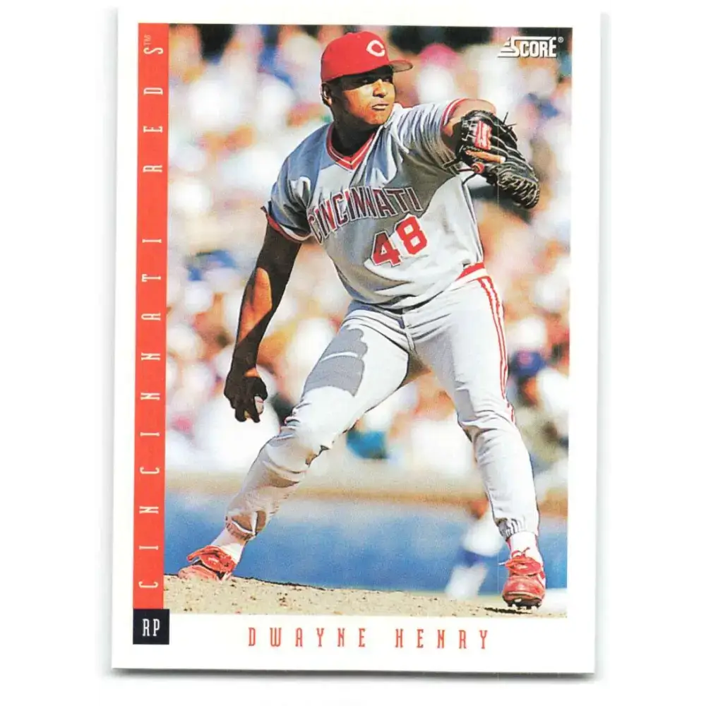 1993 Score #474 Dwayne Henry NM-MT Cincinnati Reds Baseball Card - Baseball Card Single