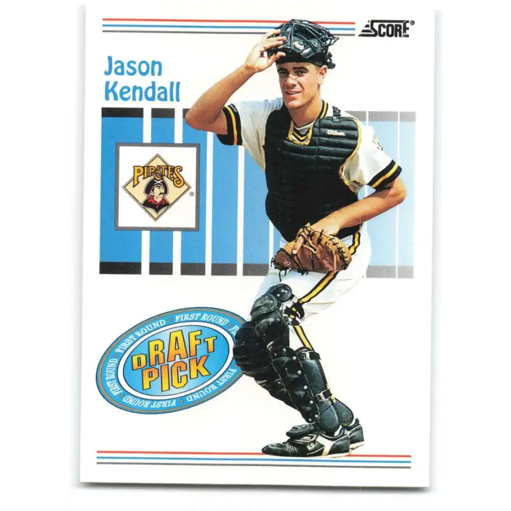 1993 Score #490 Jason Kendall NM-MT RC Rookie Pittsburgh Pirates Baseball Card - Baseball Card Single