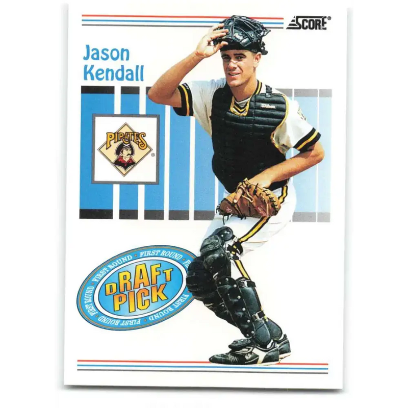 1993 Score #490 Jason Kendall NM-MT RC Rookie Pittsburgh Pirates Baseball Card - Baseball Card Single