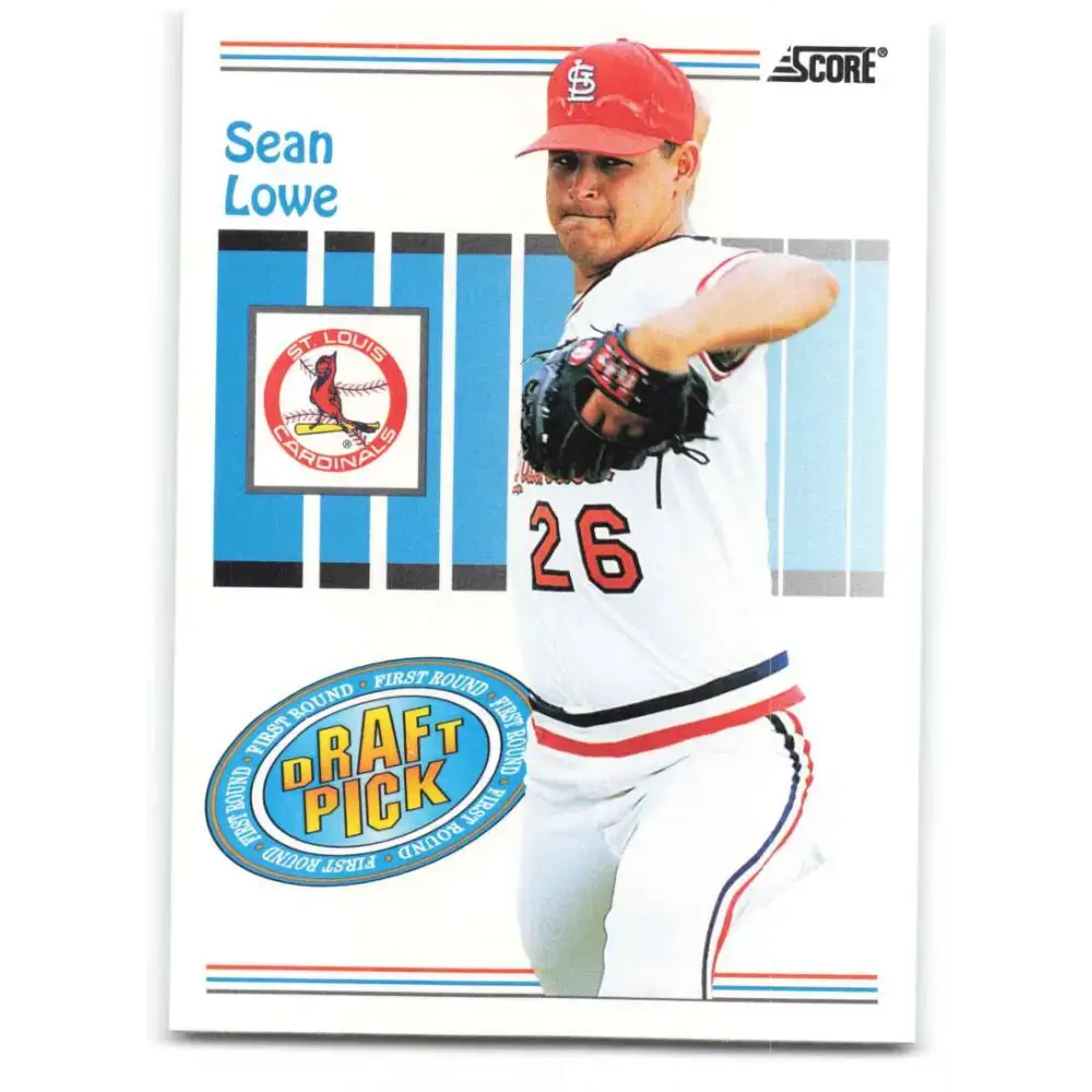 1993 Score #493 Sean Lowe NM-MT RC Rookie St. Louis Cardinals Baseball Card - Baseball Card Single