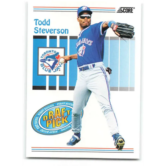 1993 Score #496 Todd Steverson NM-MT RC Rookie Toronto Blue Jays Baseball Card - Baseball Card Single