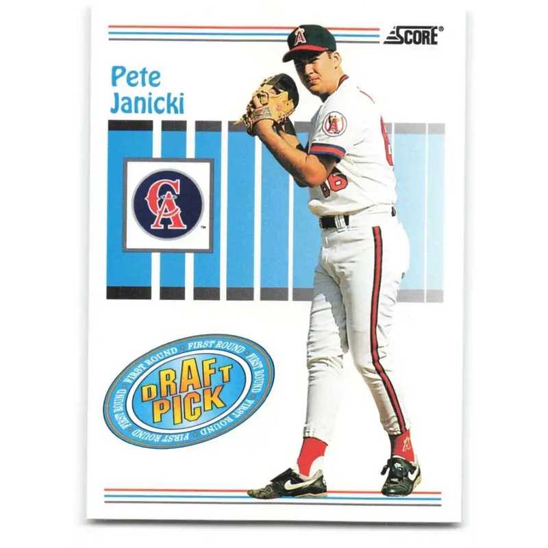 1993 Score #500 Pete Janicki NM-MT RC Rookie California Angels Baseball Card - Baseball Card Single