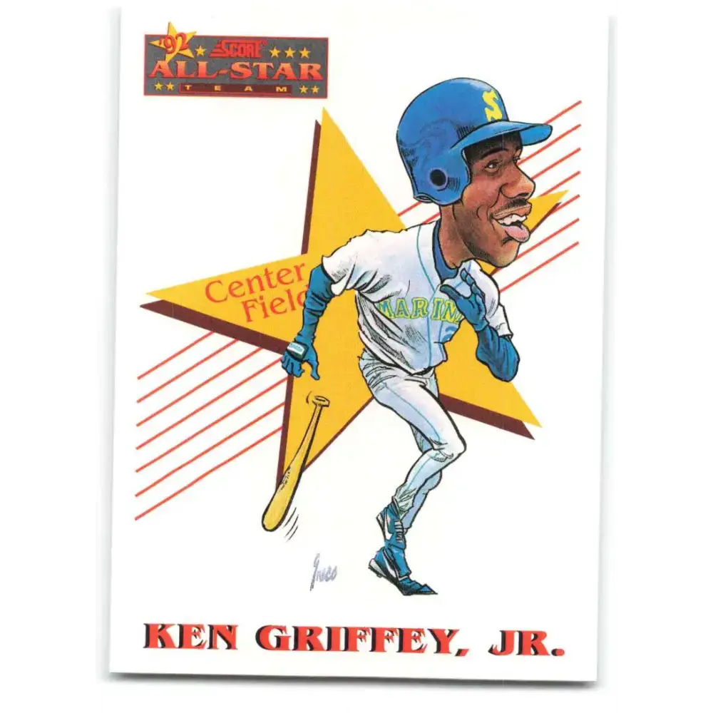 1993 Score #504 Ken Griffey Jr. AS NM-MT Seattle Mariners Baseball Card - Baseball Card Single