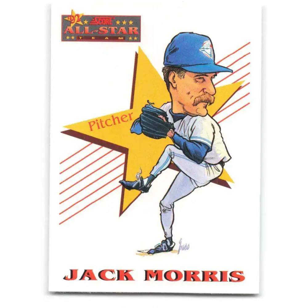 1993 Score #508 Jack Morris AS NM-MT Toronto Blue Jays Baseball Card - Baseball Card Single