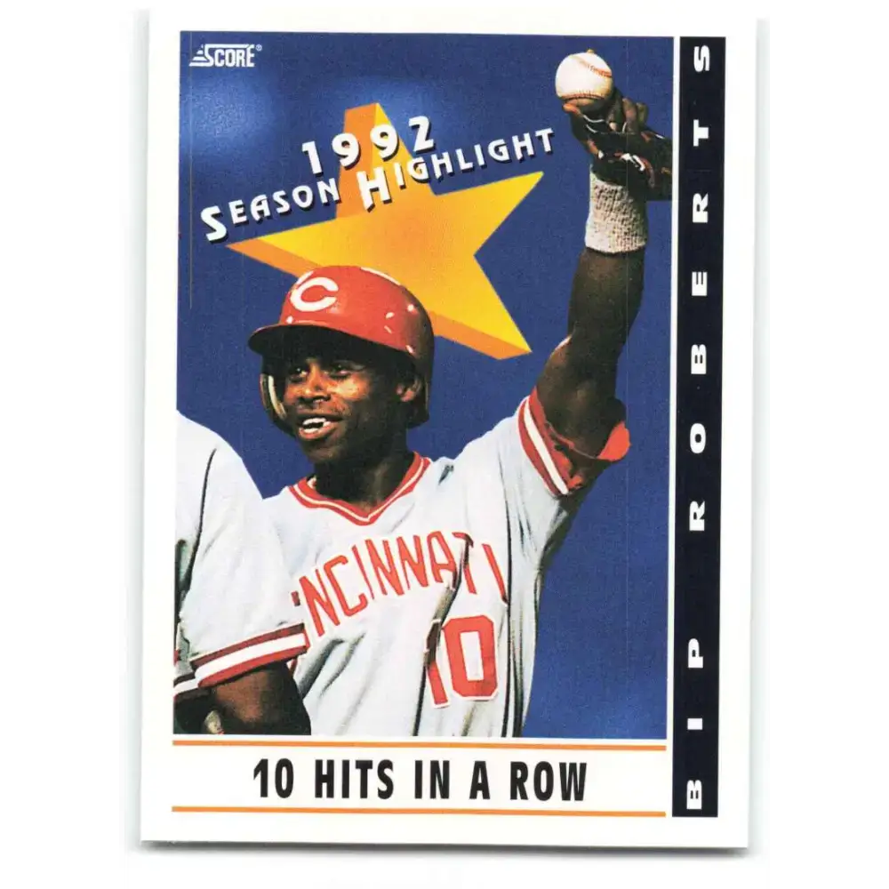 1993 Score #516 Bip Roberts HL NM-MT Cincinnati Reds Baseball Card - Baseball Card Single
