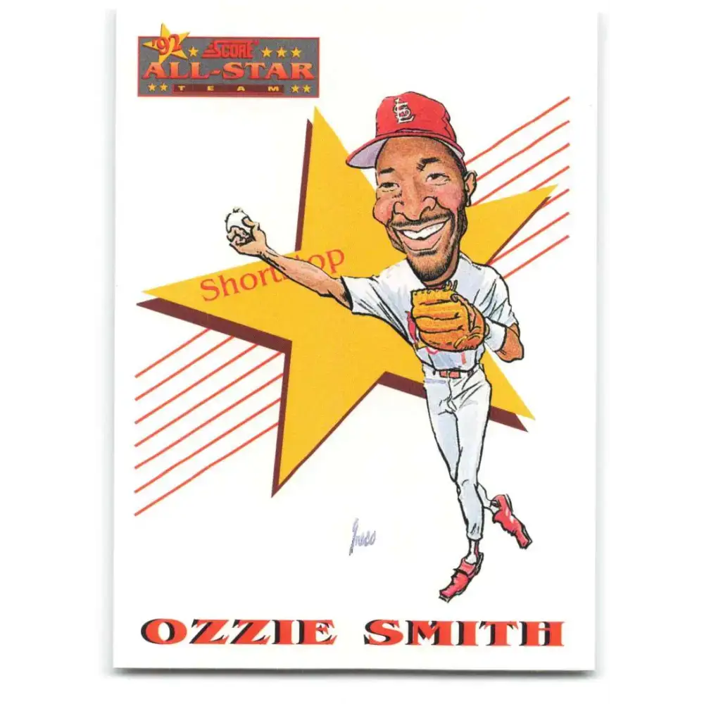 1993 Score #522 Ozzie Smith AS NM-MT St. Louis Cardinals Baseball Card - Baseball Card Single