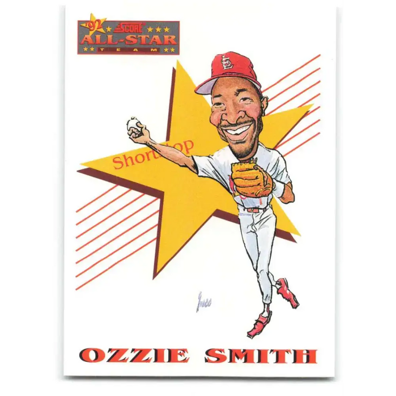 1993 Score #522 Ozzie Smith AS NM-MT St. Louis Cardinals Baseball Card - Baseball Card Single