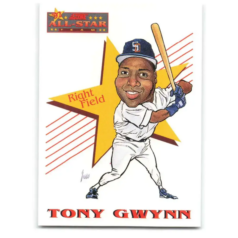 1993 Score #525 Tony Gwynn AS NM-MT San Diego Padres Baseball Card - Baseball Card Single