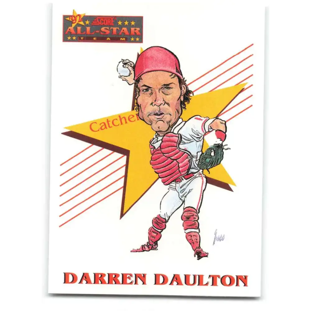 1993 Score #526 Darren Daulton AS NM-MT Philadelphia Phillies Baseball Card - Baseball Card Single