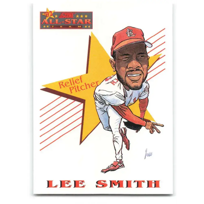 1993 Score #529 Lee Smith AS NM-MT St. Louis Cardinals Baseball Card - Baseball Card Single