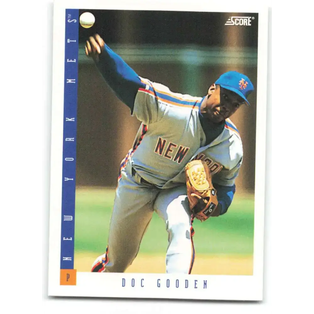 1993 Score #53 Dwight Gooden NM-MT New York Mets Baseball Card - Baseball Card Single