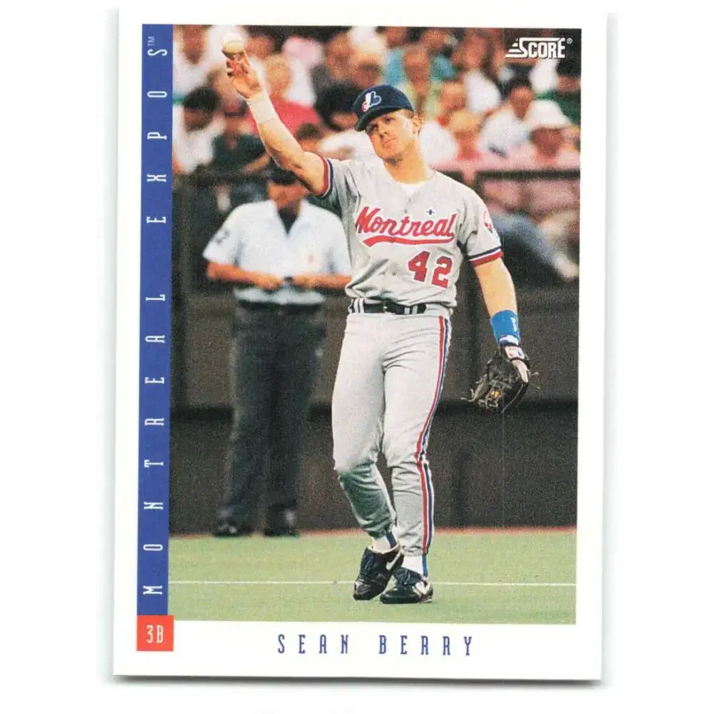 1993 Score #543 Sean Berry NM-MT Montreal Expos Baseball Card - Baseball Card Single