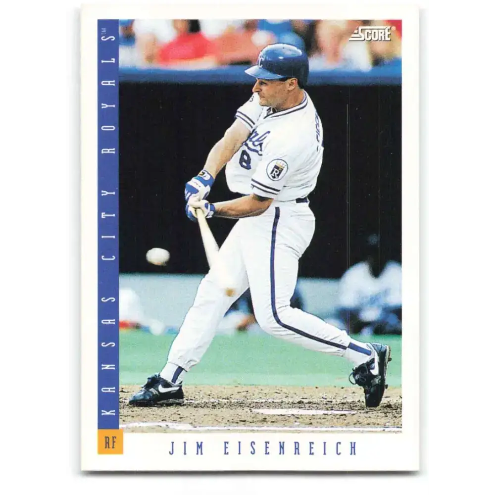 1993 Score #551 Jim Eisenreich NM-MT Kansas City Royals Baseball Card - Baseball Card Single