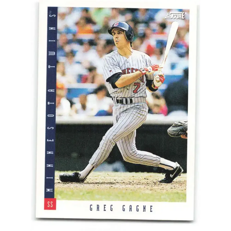 1993 Score #555 Greg Gagne NM-MT Minnesota Twins Baseball Card - Baseball Card Single