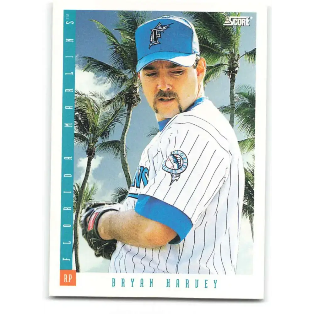 1993 Score #558 Bryan Harvey NM-MT Florida Marlins Baseball Card - Baseball Card Single