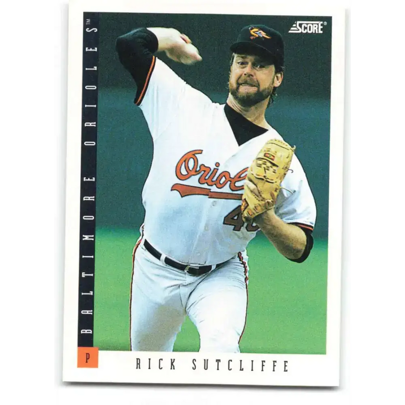 1993 Score #563 Rick Sutcliffe NM-MT Baltimore Orioles Baseball Card - Baseball Card Single