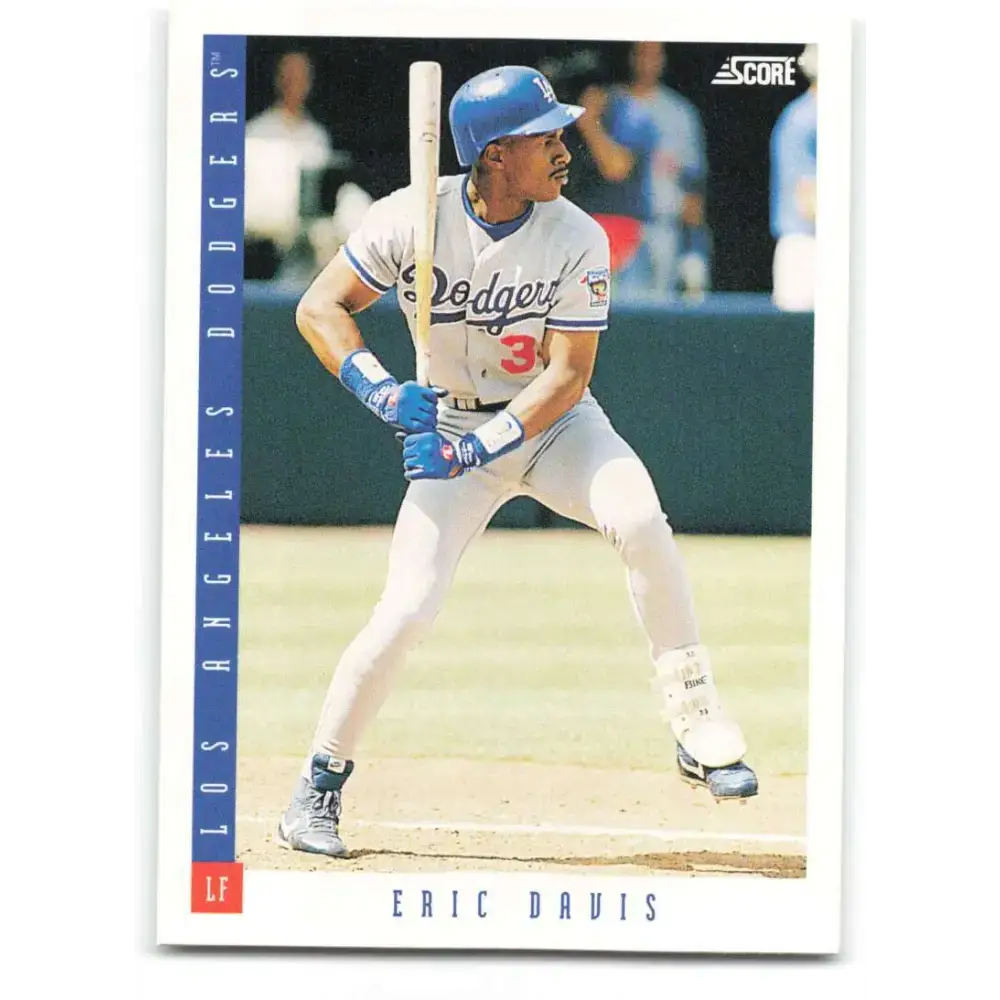 1993 Score #570 Eric Davis NM-MT Los Angeles Dodgers Baseball Card - Baseball Card Single