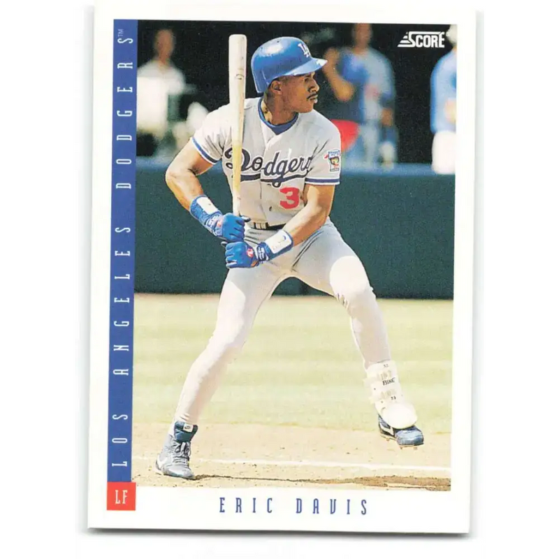 1993 Score #570 Eric Davis NM-MT Los Angeles Dodgers Baseball Card - Baseball Card Single