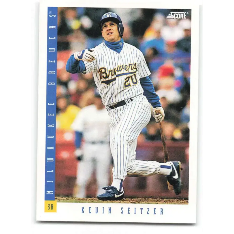 1993 Score #571 Kevin Seitzer NM-MT Milwaukee Brewers Baseball Card - Baseball Card Single