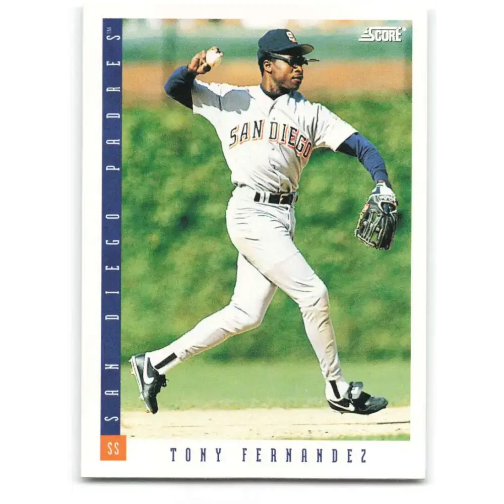 1993 Score #572 Tony Fernandez NM-MT San Diego Padres Baseball Card - Baseball Card Single