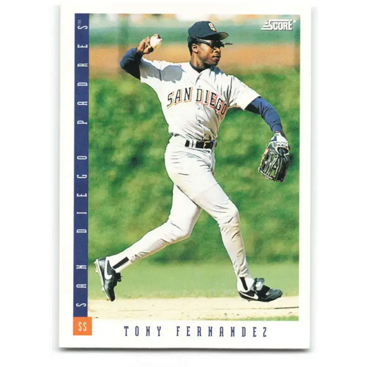 1993 Score #572 Tony Fernandez NM-MT San Diego Padres Baseball Card - Baseball Card Single