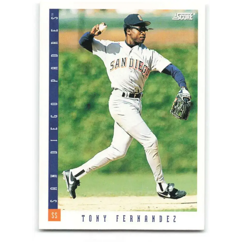 1993 Score #572 Tony Fernandez NM-MT San Diego Padres Baseball Card - Baseball Card Single