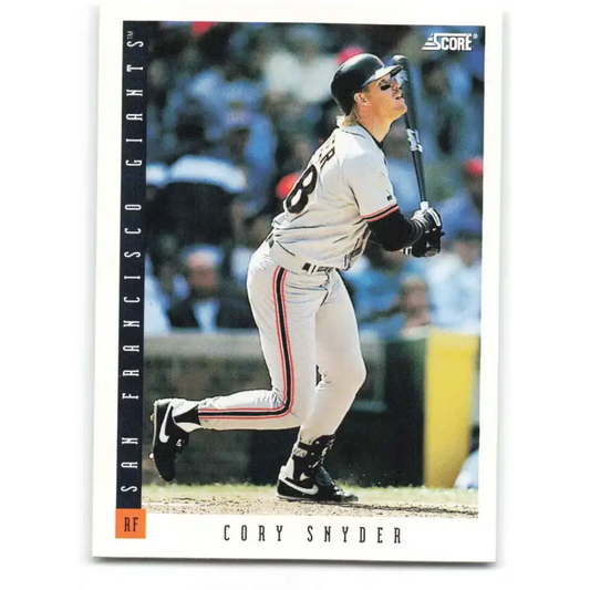 1993 Score #574 Cory Snyder NM-MT San Francisco Giants Baseball Card - Baseball Card Single